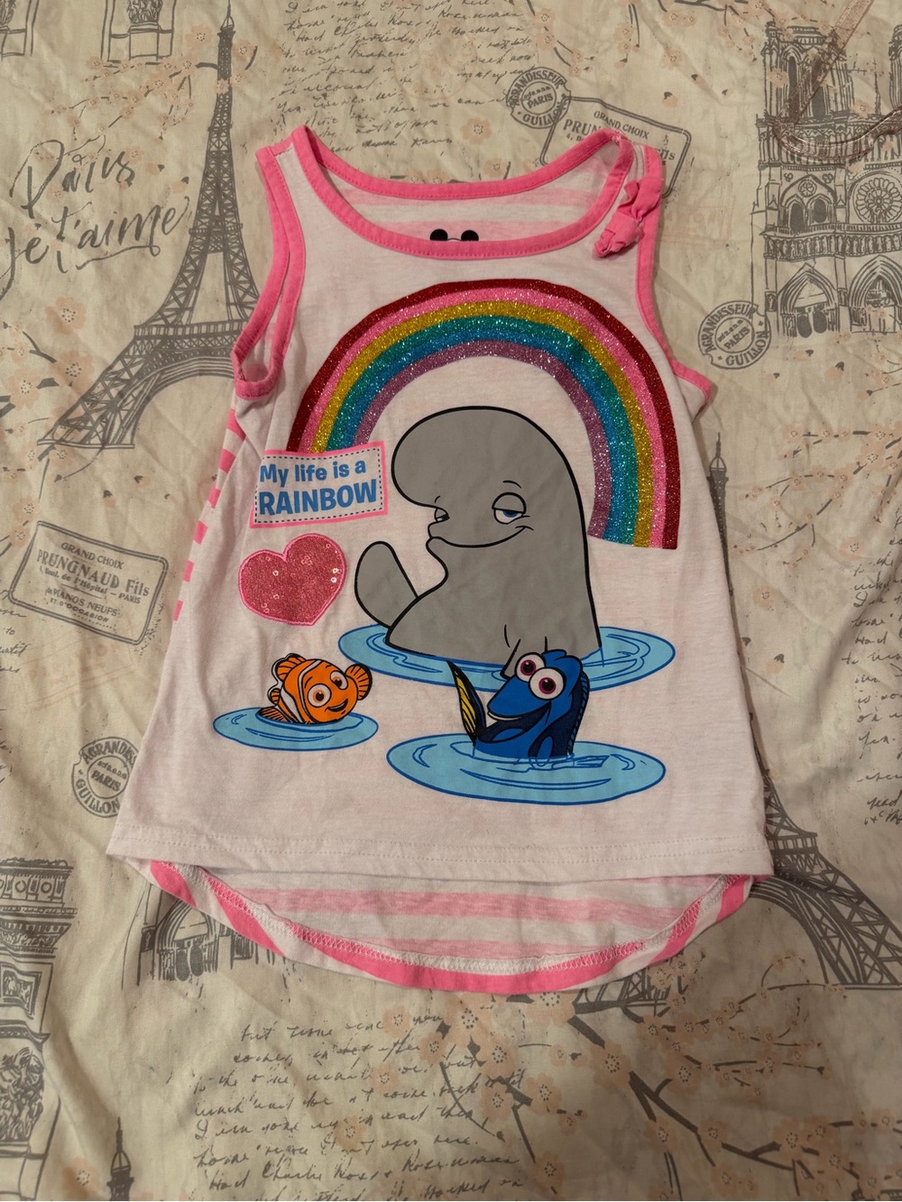 Disney okie dokie hi-low Finding Dory tank size 5